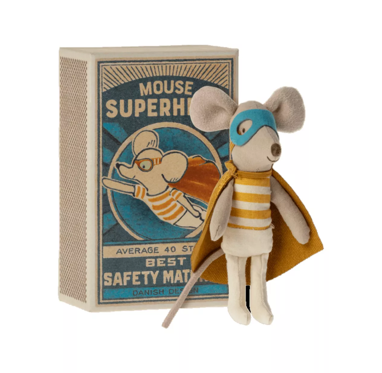 Maileg Souris Super-Héros Petit Frère Dans Sa Boîte 3 Maileg Souris Super-Héros Petit Frère Dans Sa Boîte