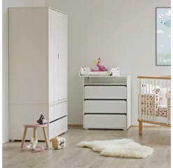 Table à Langer / Commode - Blanc -Enfant Fournitures Boutique table a langer 90 10661 40 flexa baby 3 1264x1234