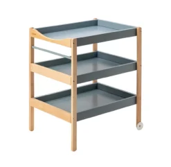 Table à Langer Margot 3 Plateaux - Bleu Gris