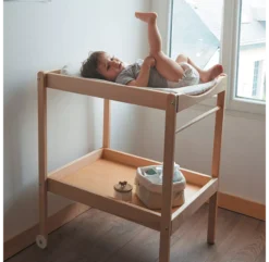 Table à Langer Margot 3 Plateaux - Hêtre -Enfant Fournitures Boutique table a langer margot hetre vieux rose combelle 3 1264x1234