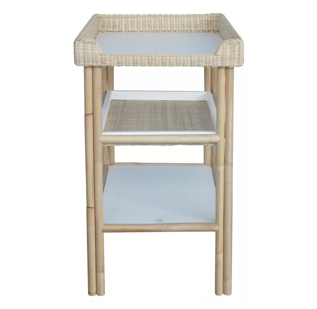 Table à Langer En Rotin Océania - Blanc 5 Table à Langer En Rotin Océania - Blanc – Image 3