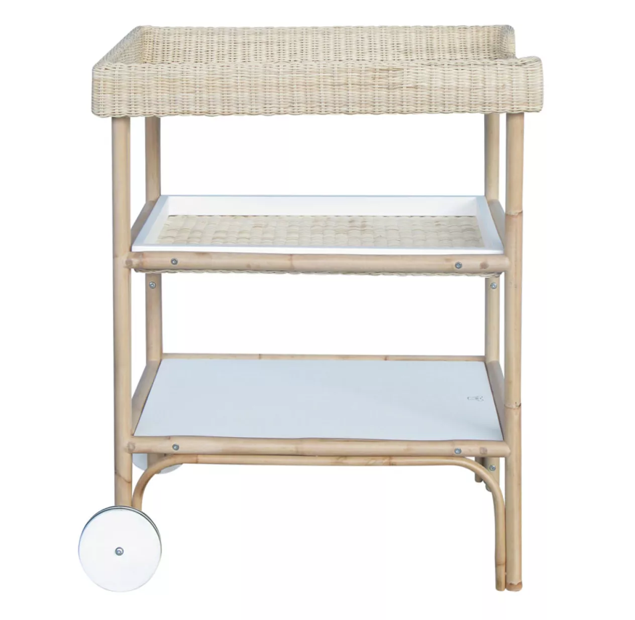 Table à Langer En Rotin Océania - Blanc 7 Table à Langer En Rotin Océania - Blanc – Image 5