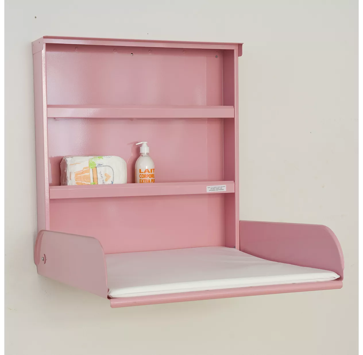 Table à Langer Murale Fifi ByBO Design - Rose 4 Table à Langer Murale Fifi ByBO Design - Rose – Image 2