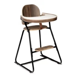 Tablette Pour Chaise Haute évolutive Tibu Black Edition - Noyer/Blanc -Enfant Fournitures Boutique tablette noyer chaise tibu charlie crane 3 1264x1234