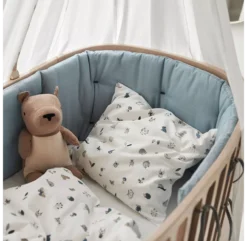 Leander Tour De Lit Pour Lit évolutif Classic - Bleu Clair -Enfant Fournitures Boutique tour de lit classic leander bleu clair 4 1264x1234