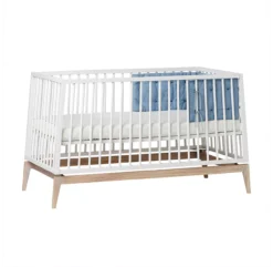 Leander Tour De Lit Linea Et Luna - Bleu Clair -Enfant Fournitures Boutique tour de lit linea luna leander bleu clair 5 1264x1234