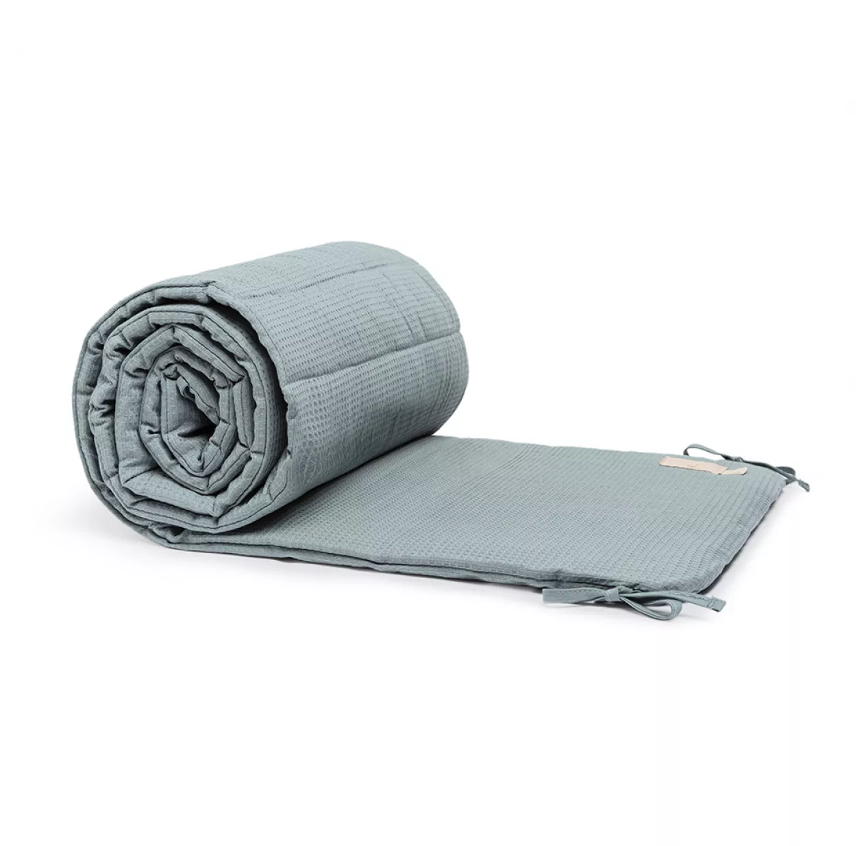 Tour De Lit Bébé Nest Nid D'abeille Elements - Bleu Stone 3 Tour De Lit Bébé Nest Nid D'abeille Elements - Bleu Stone