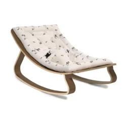 Transat Bébé Levo Faon X Rose In April - Noyer