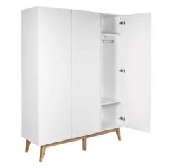 Armoire 3 Portes Trendy - Blanc -Enfant Fournitures Boutique trendy blanc armoire 3 portes quax 3 1264x1234