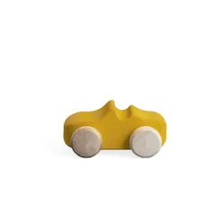 Voiture En Bois - Moutarde