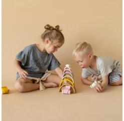 Voiture En Bois - Rose Clair -Enfant Fournitures Boutique voiture en bois rose raduga grez 4 1264x1234