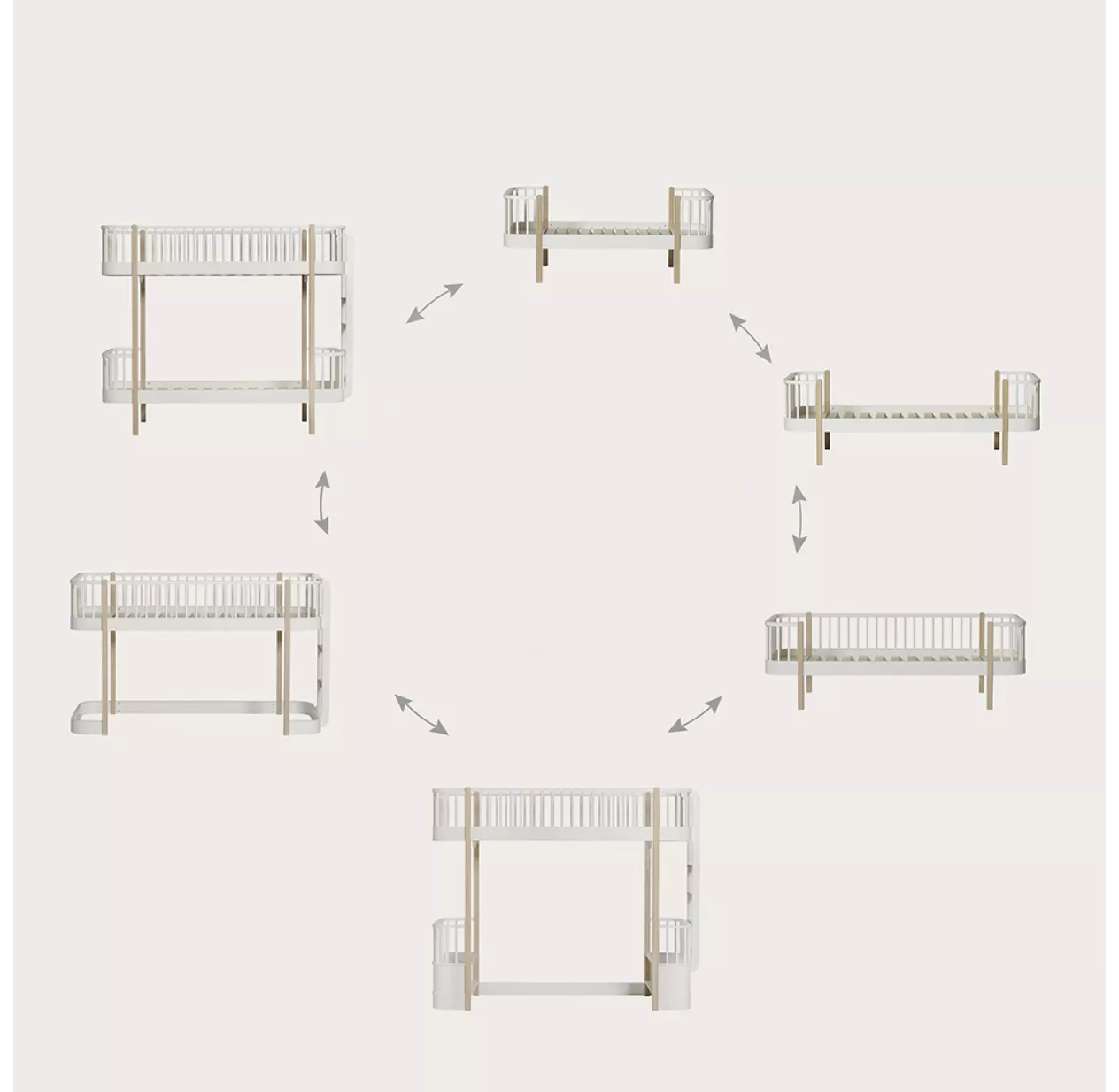 Lit Superposé Wood Original - Chêne 9 Lit Superposé Wood Original - Chêne – Image 7