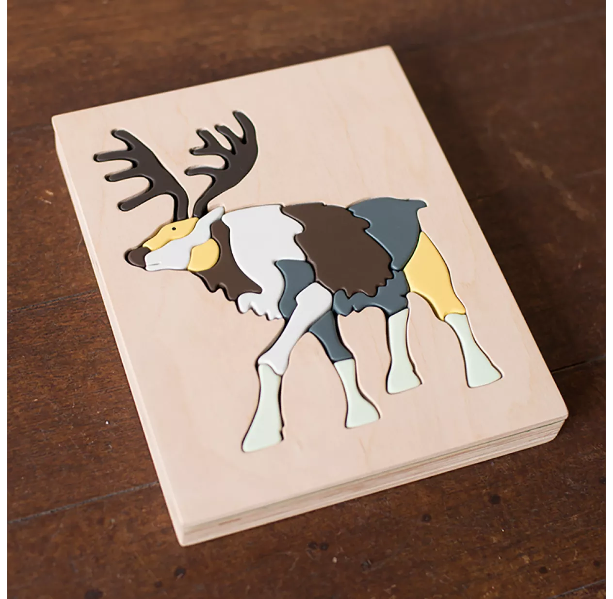 Puzzle Renne En Bois - Multicolore 5 Puzzle Renne En Bois - Multicolore – Image 3