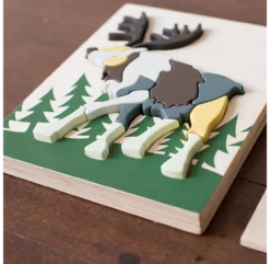 Puzzle Renne En Bois - Multicolore 11 Puzzle Renne En Bois - Multicolore -Enfant Fournitures Boutique wp0302 puzzle reindeer eguchi toys 4 1264x1234